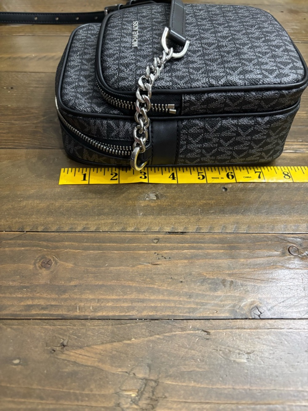 Michael Kors Jet Set Travel Medium North South Chain Crossbody Flight Bag - Picture 11 of 12
